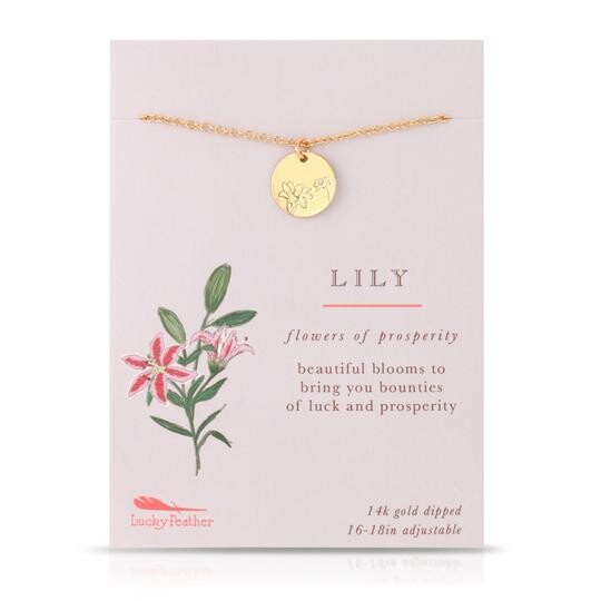 Botanical Necklace Lily
