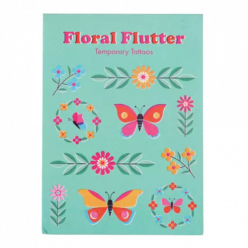 Temporary Tattoos Floral Flutter