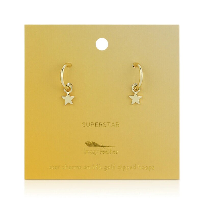 Earrings Star Hoops Superstar