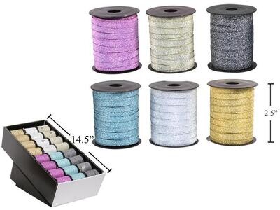 Curling Ribbon Glitter 33 feet Assorted