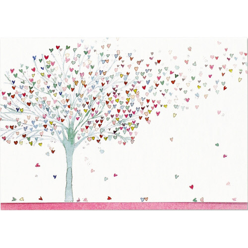 Note Cards Tree of Hearts