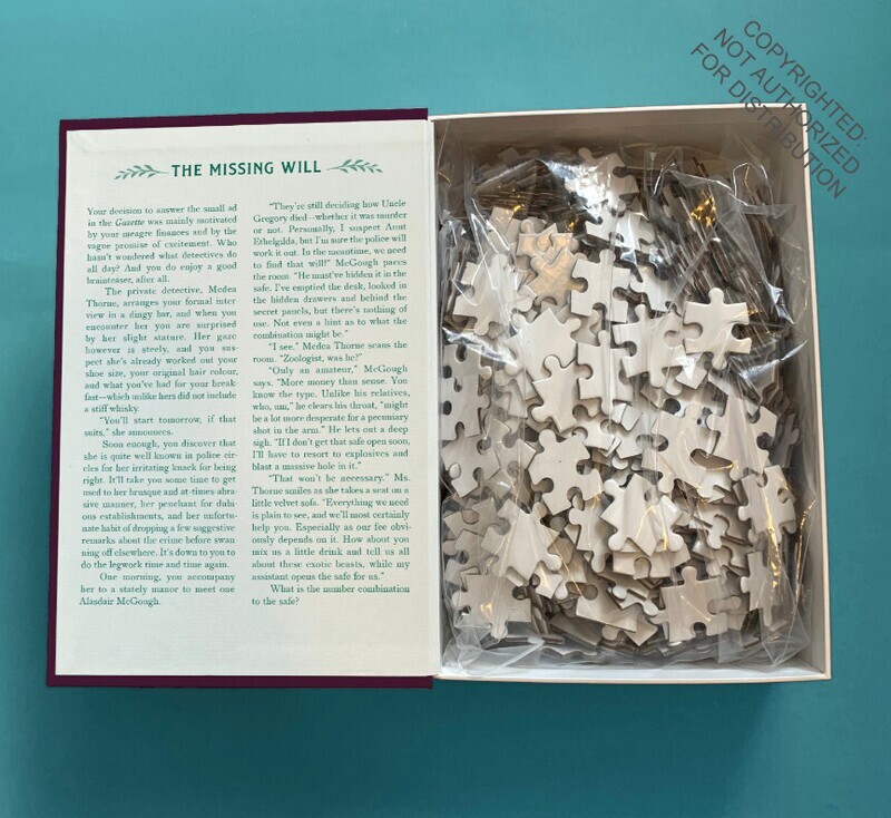 500 Piece Puzzle Murder Most Puzzling: The Missing Will
