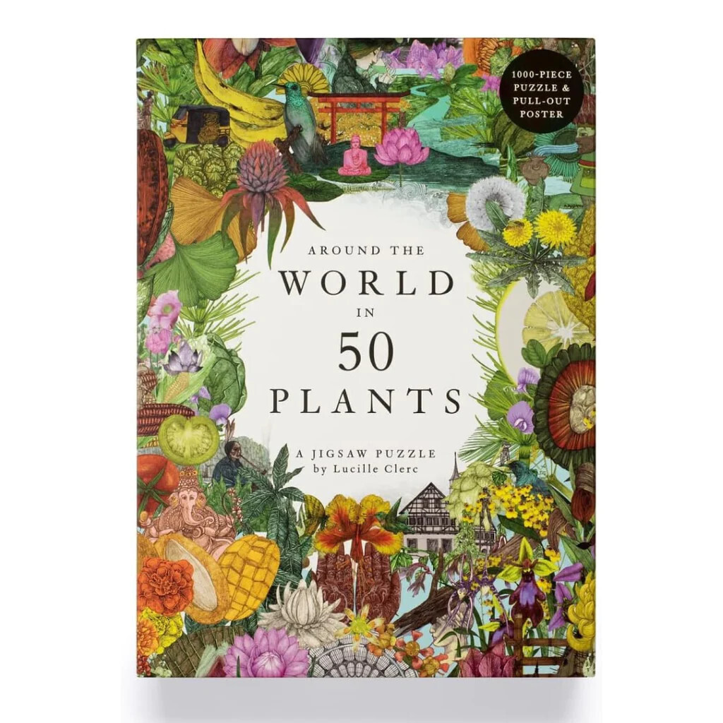 1000 Piece Puzzle Around The World In 50 Plants