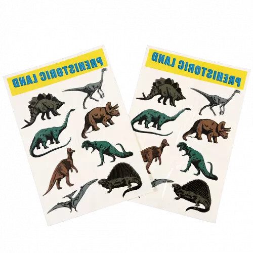 Temporary Tattoos Dinosaurs Prehistoric Land