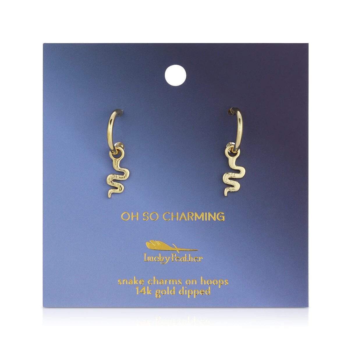Earrings Snake Hoops Oh So Charming