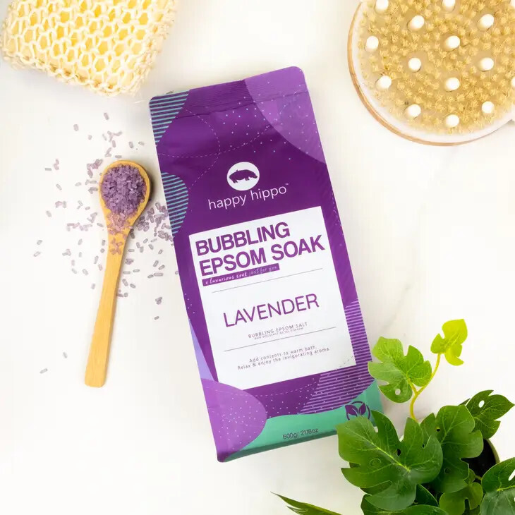 Bubbling Epsom Soak Lavender Relaxation