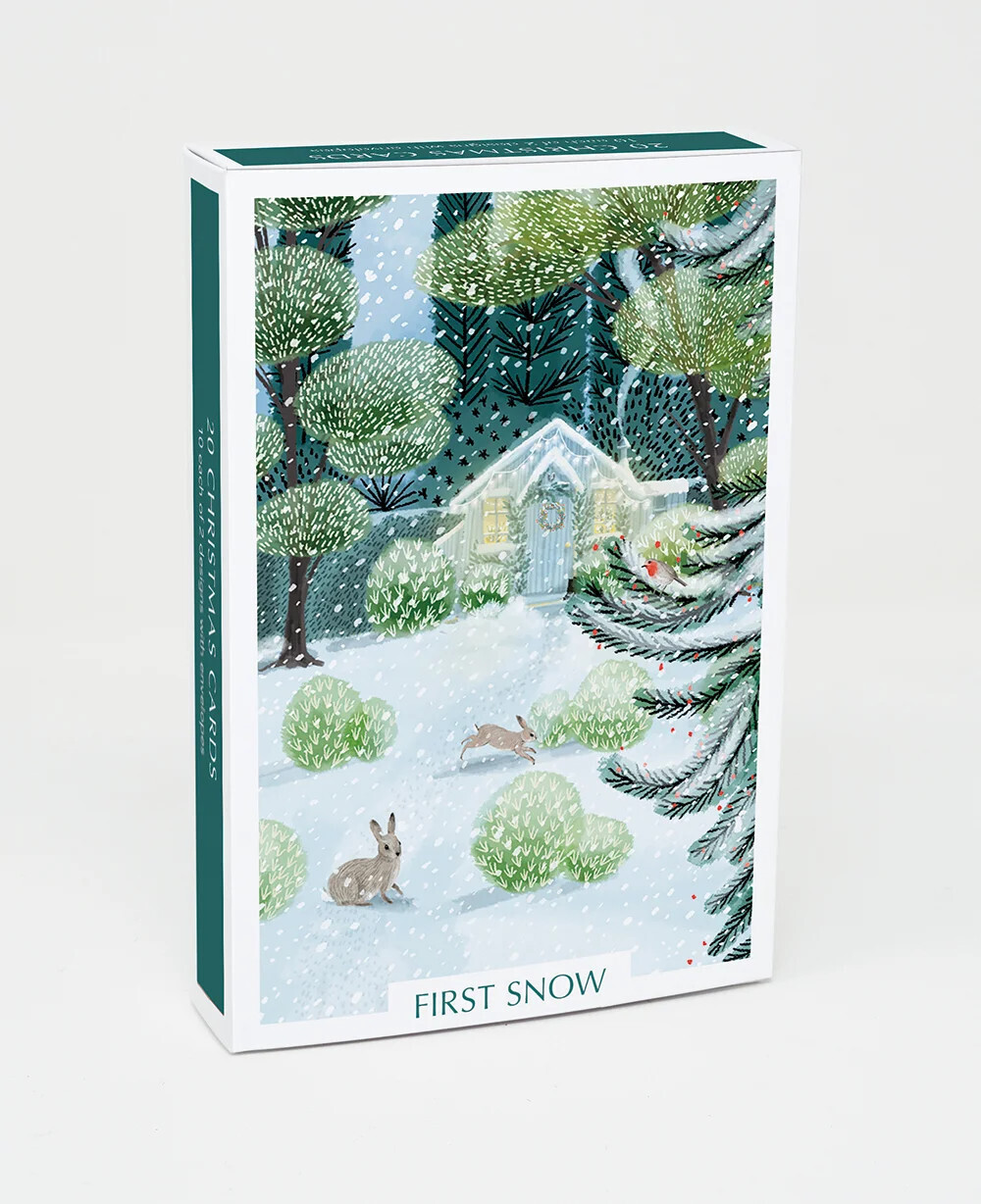 Boxed Christmas Cards First Snow