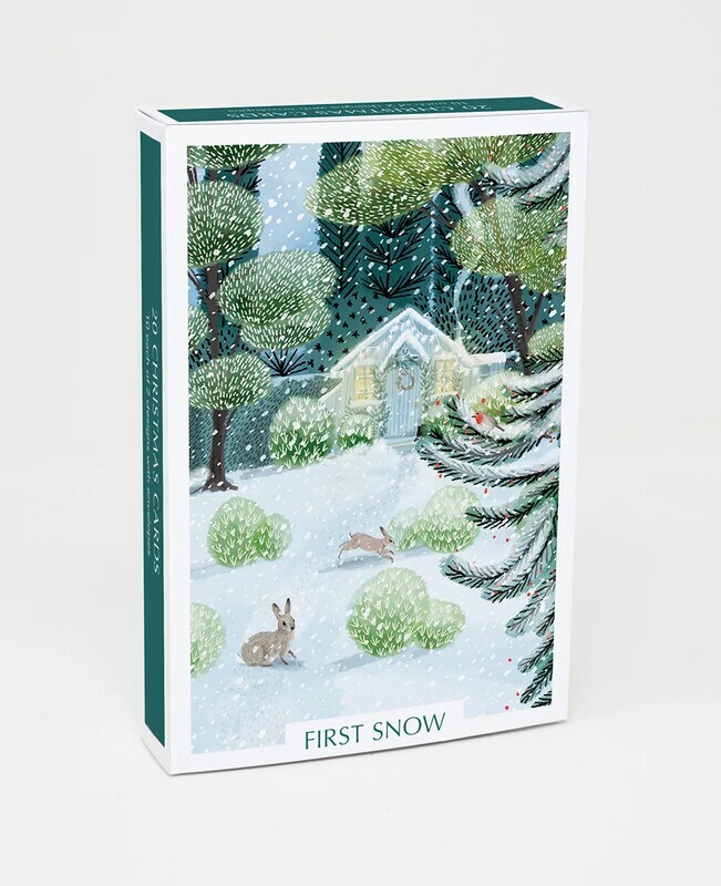 Boxed Christmas Cards First Snow