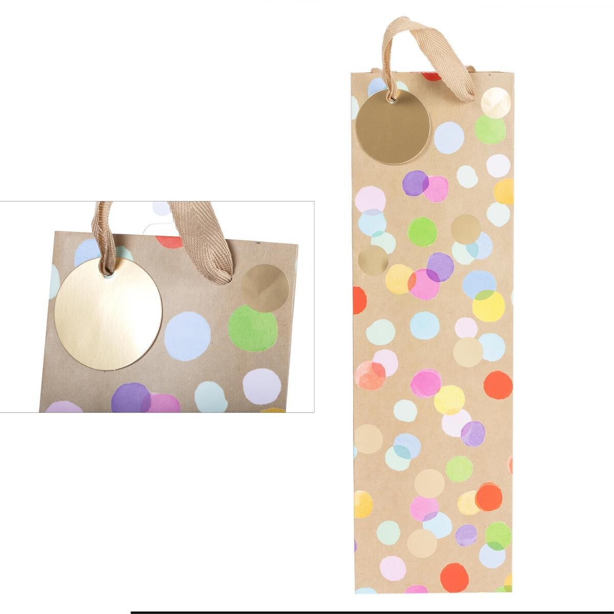 Bottle Gift Bag Confetti