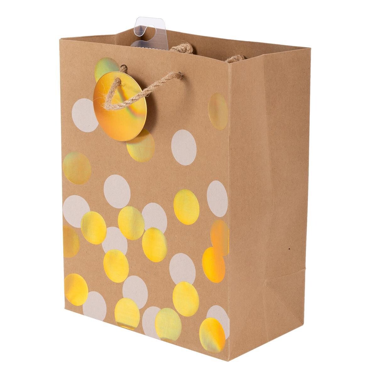 Medium Gift Bag Iridescent Dots