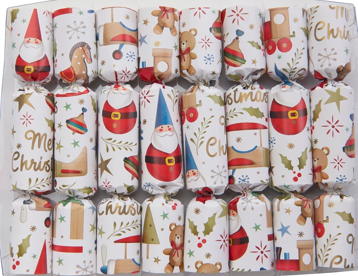 Festive Crackers 6in Toy Town