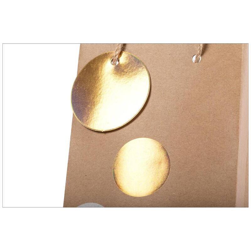 Bottle Gift Bag Iridescent Dots