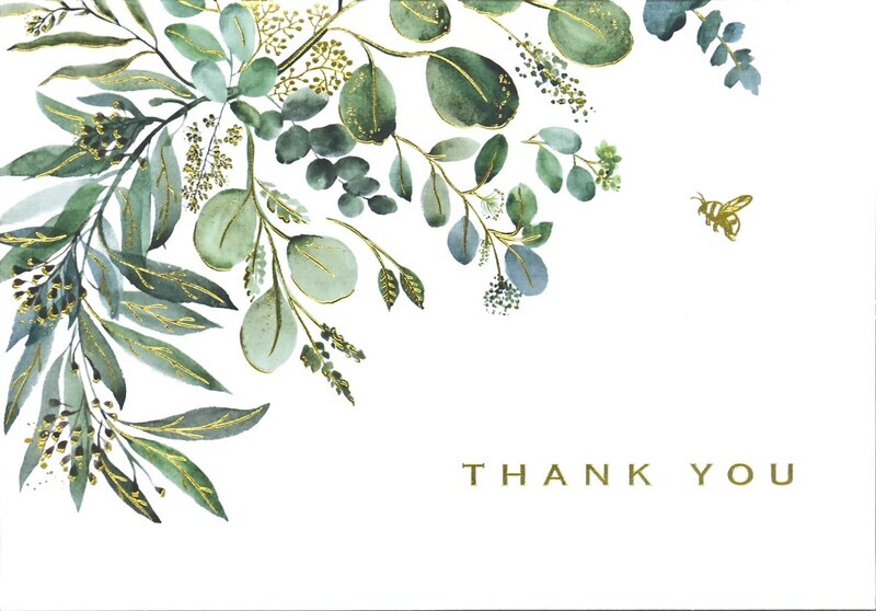 Note Cards Eucalyptus Thank You