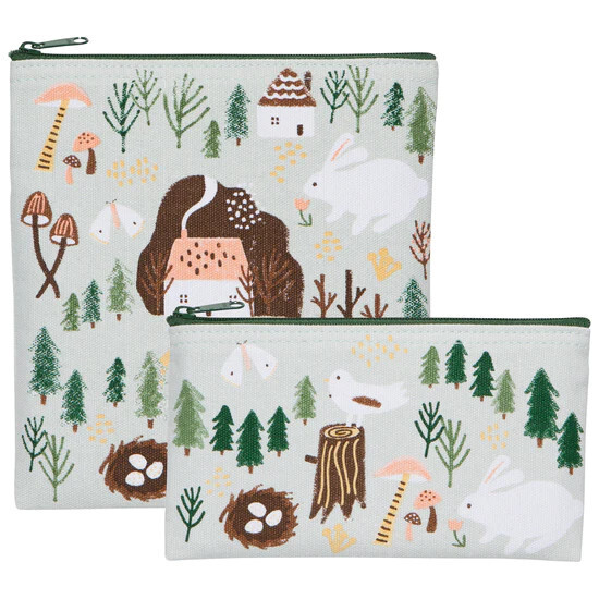 Snack Bag Set of 2 Cozy Cottage