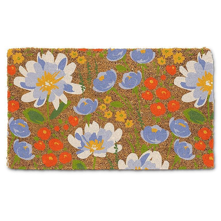 Doormat Rubber Bottom Meadow Blooms 18&quot; x 30&quot;