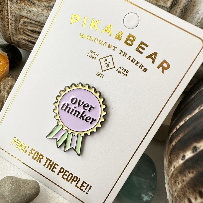 Enamel Pin "Rumination" Over Thinker Award