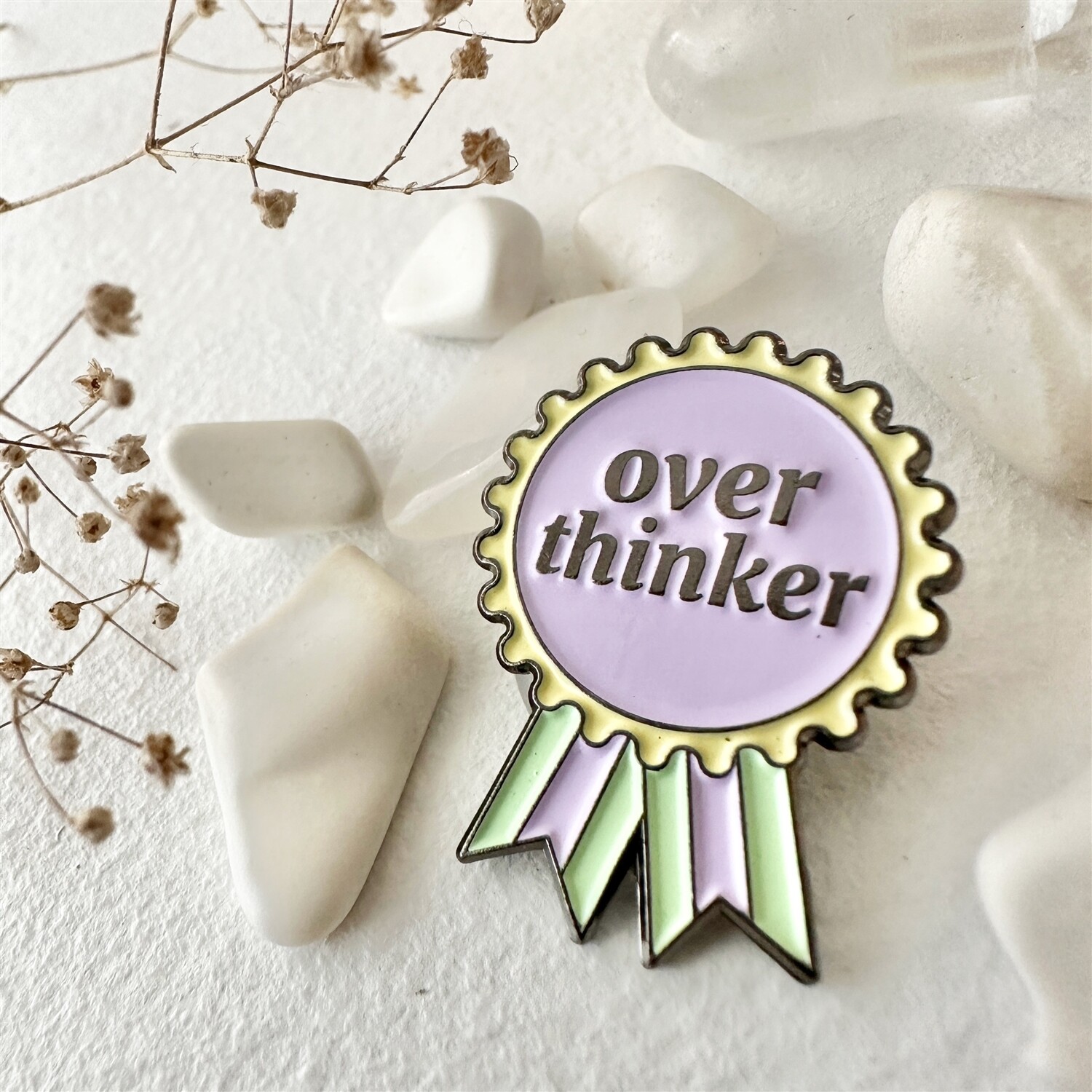 Enamel Pin&quot;Rumination&quot; Overthinker Award