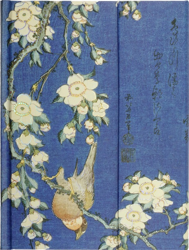 Journal Magnetic Foldover Bullfinch &amp; Cherry Tree