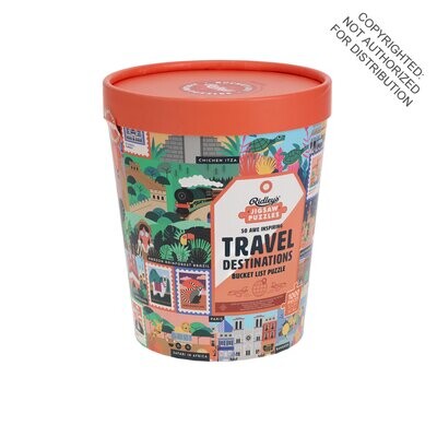 1000 Piece Bucket List Puzzle 50 Awe-Inspiring Travel Destinations