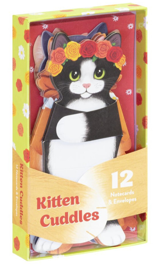 Notecards Set of 12 Kitten Cuddles