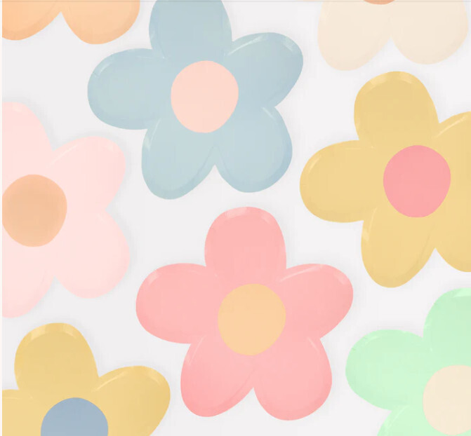 Plates Daisy Shaped
