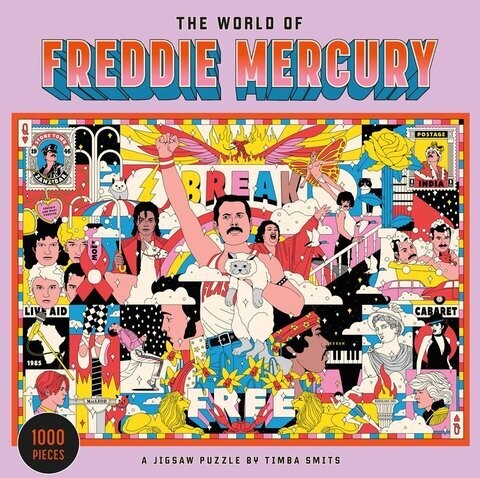 1000 Piece Puzzle The World of Freddie Mercury