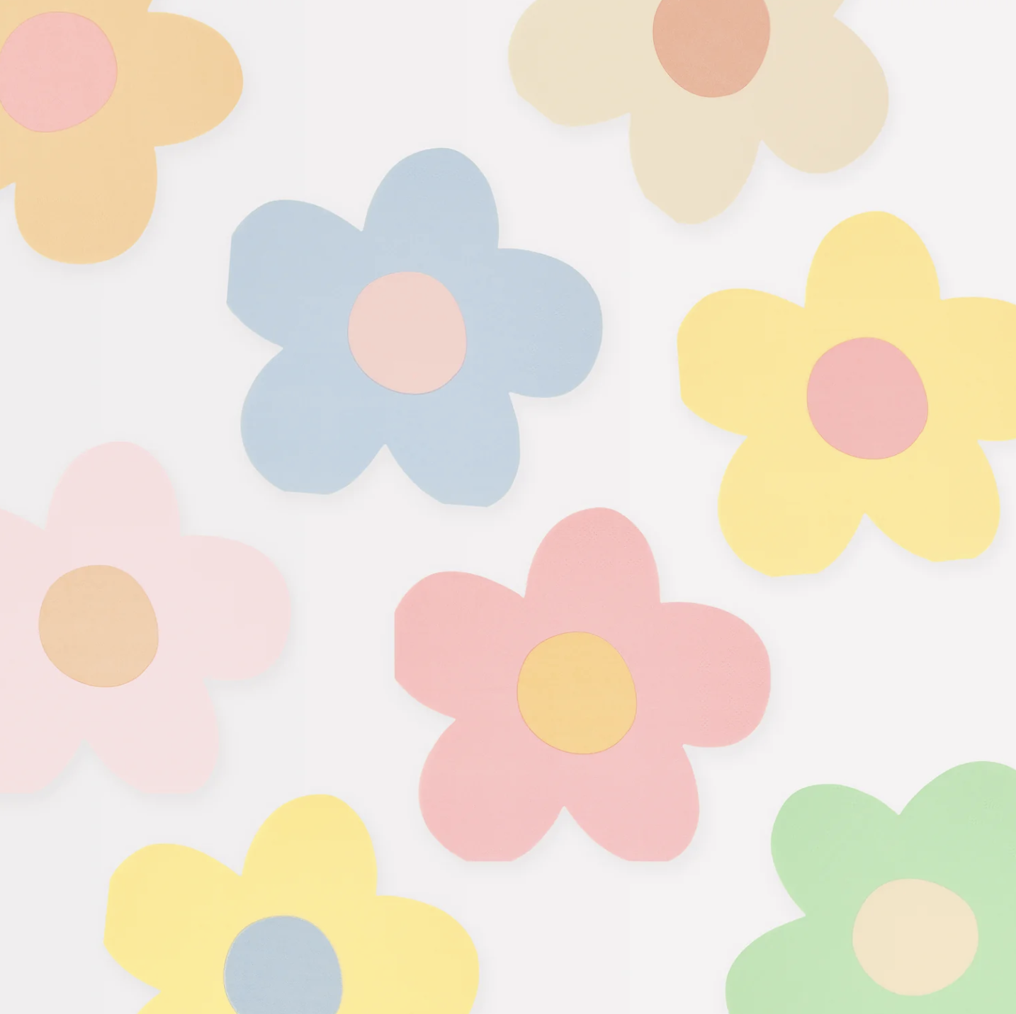 Napkins Daisy Shaped