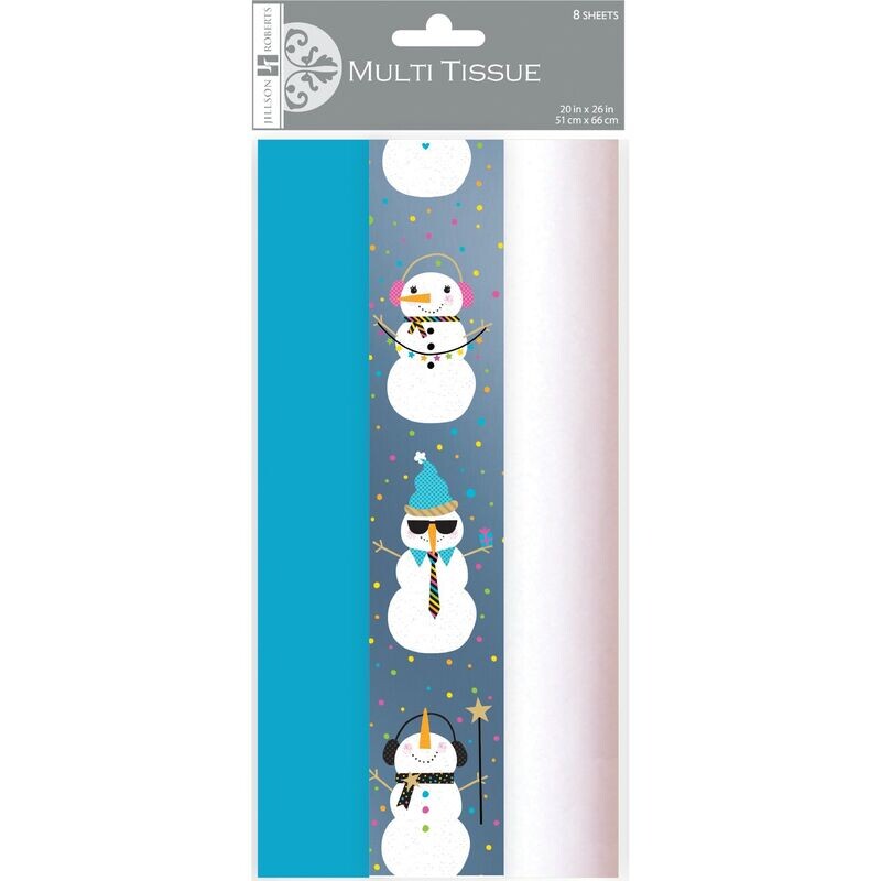 Tissue Multi Pack Snowman Party