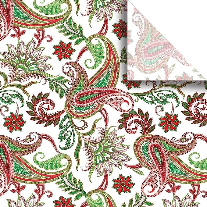 Tissue Designer Christmas Paisley