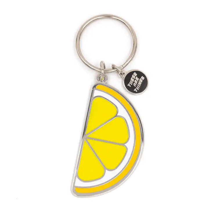 Enamel Keychain Lemon