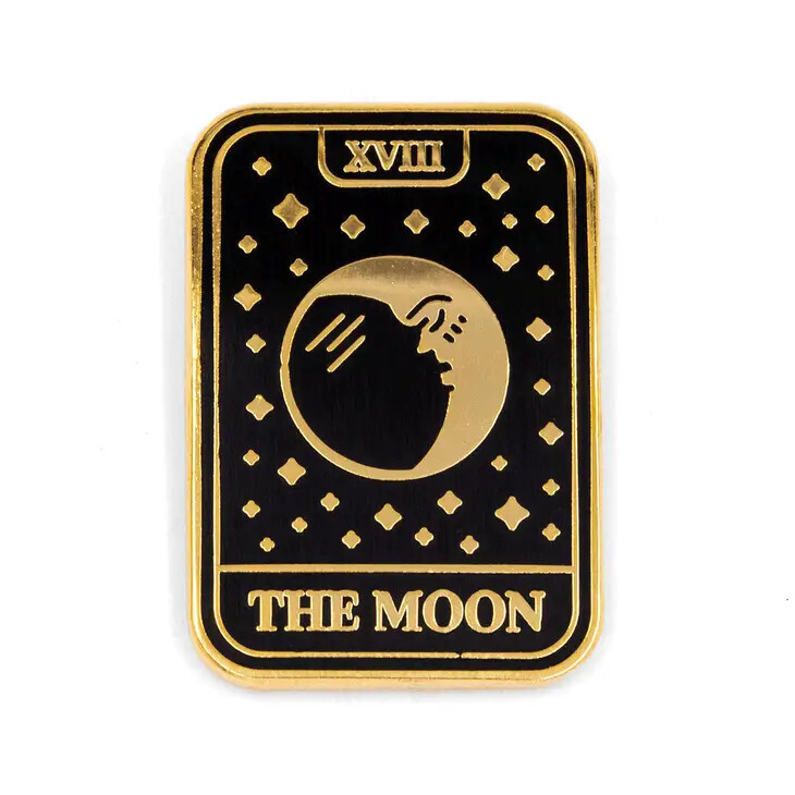 Enamel Pin Moon Tarot