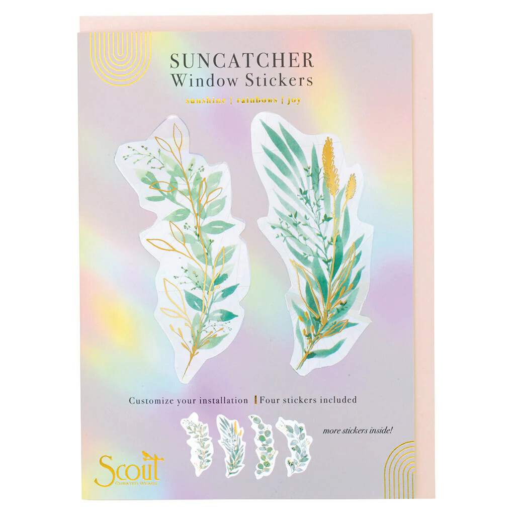 Suncatcher Sticker Watercolour Botanical