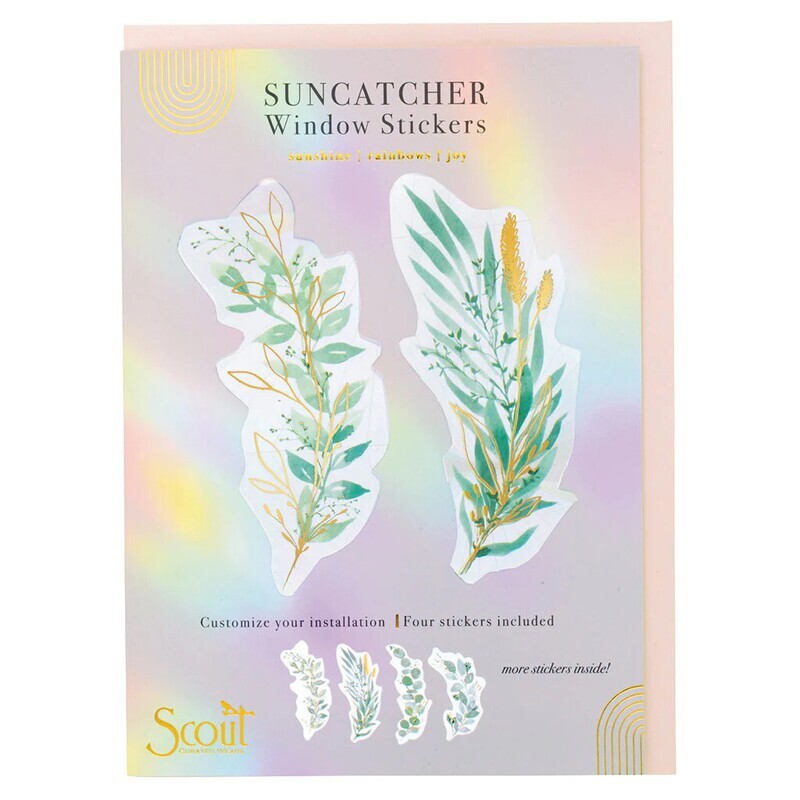Suncatcher Sticker Watercolour Botanical