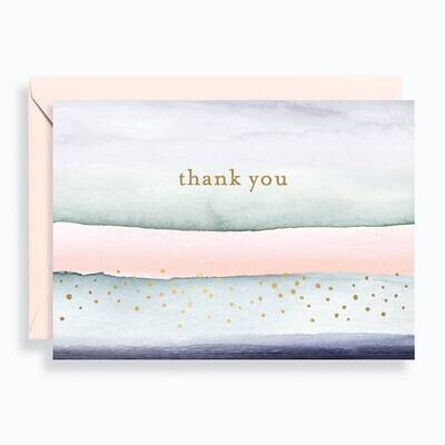 Boxed Set Watercolour Layers Thank You