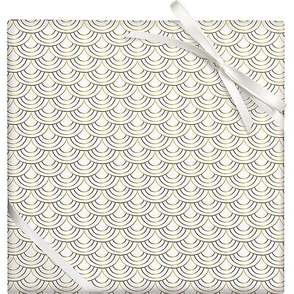 Stone Wrapping Paper Art Deco Gold