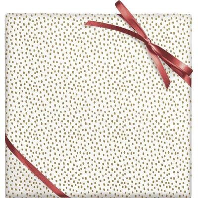 Stone Wrapping Paper Gold Foil Flurry