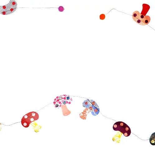 Paper Garland Mushroom