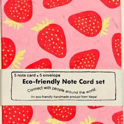 A2 Stationery Set Strawberry Pink Set of 5