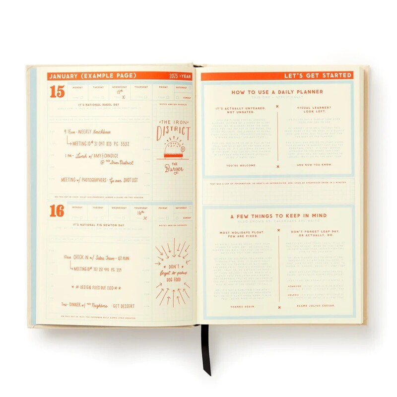 Big Plans Undated Planner