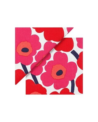 Paper Lunch Napkin Unikko Red