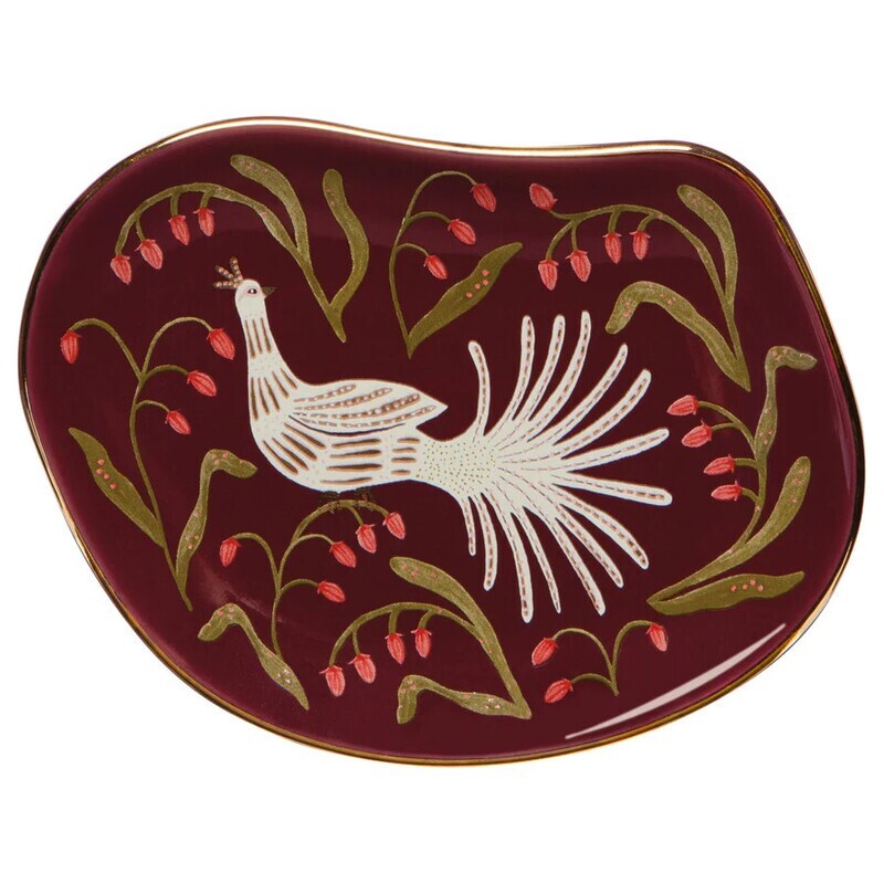 Ceramic Trinket Tray Plume