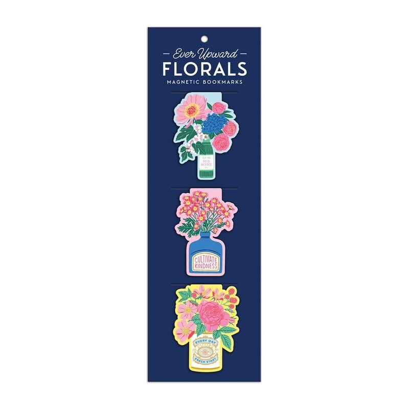 Magnetic Bookmarks Ever Upward Florals