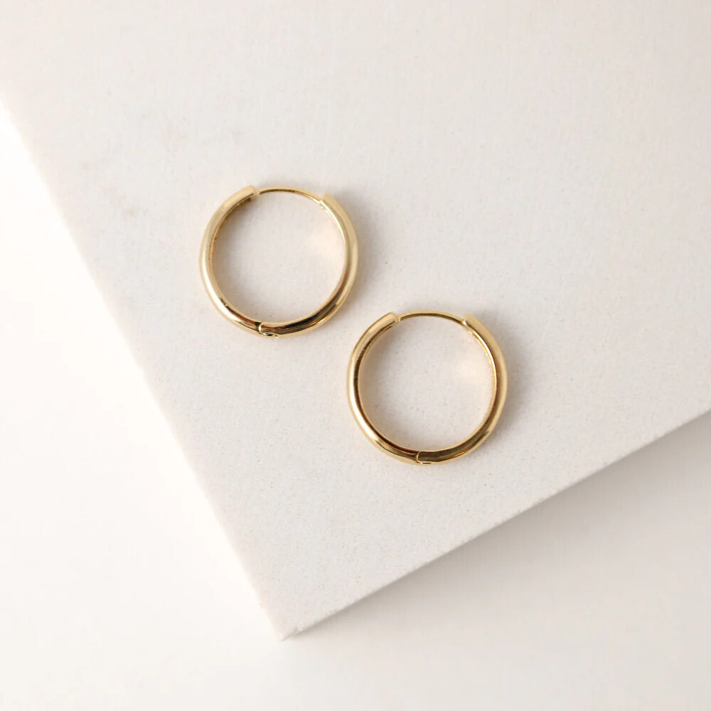 Bea 20mm Hoop Earrings Gold