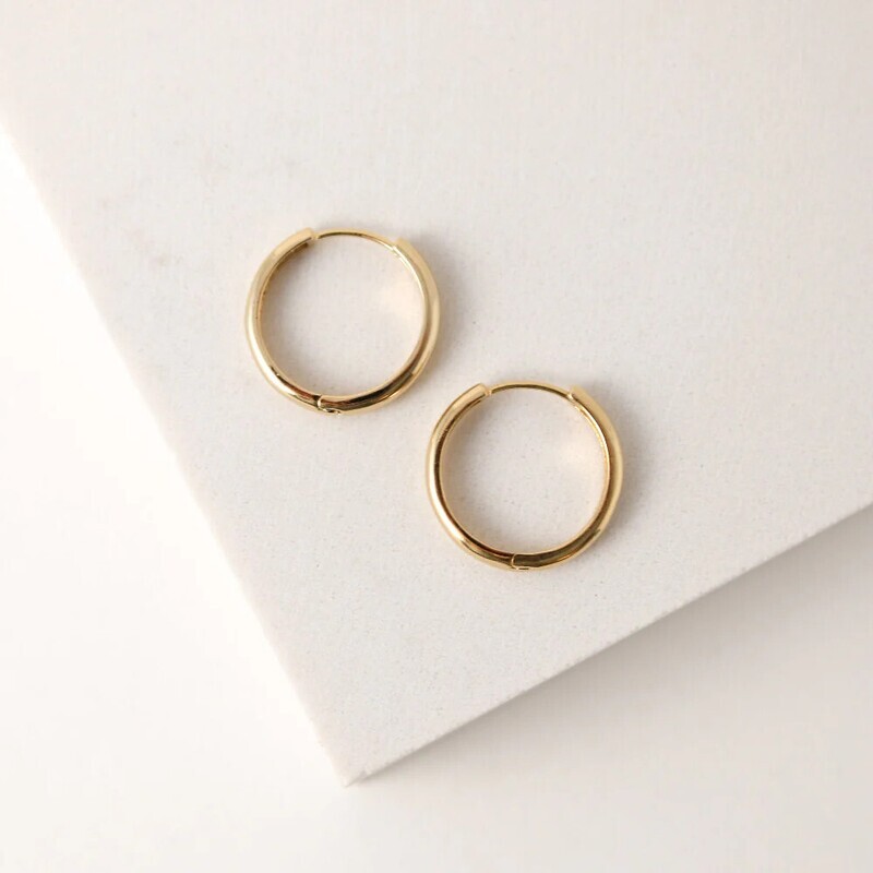 Bea 20mm Hoop Earrings Gold