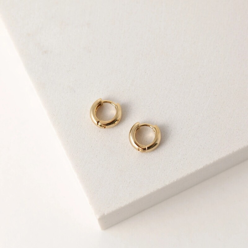 Bea 10mm Hoop Earrings Gold