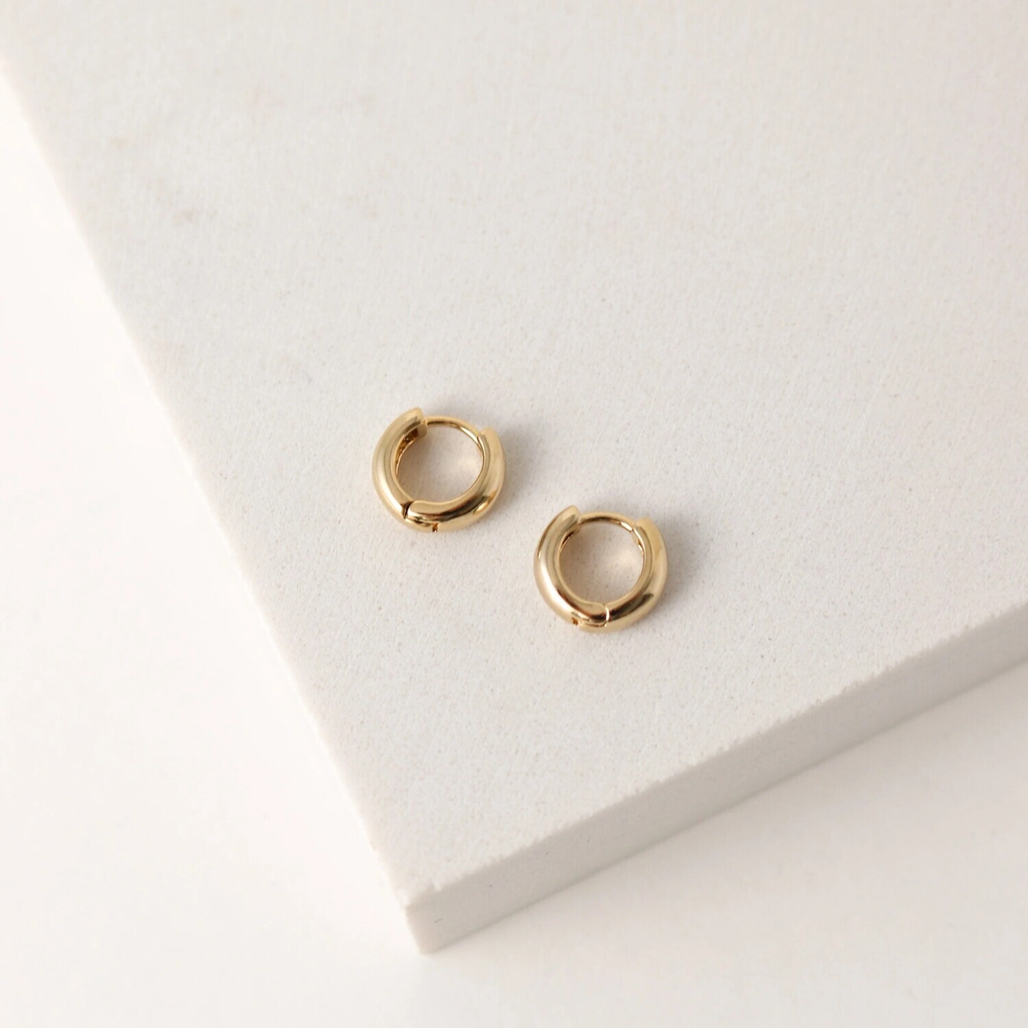 Bea 10mm Hoop Earrings Gold