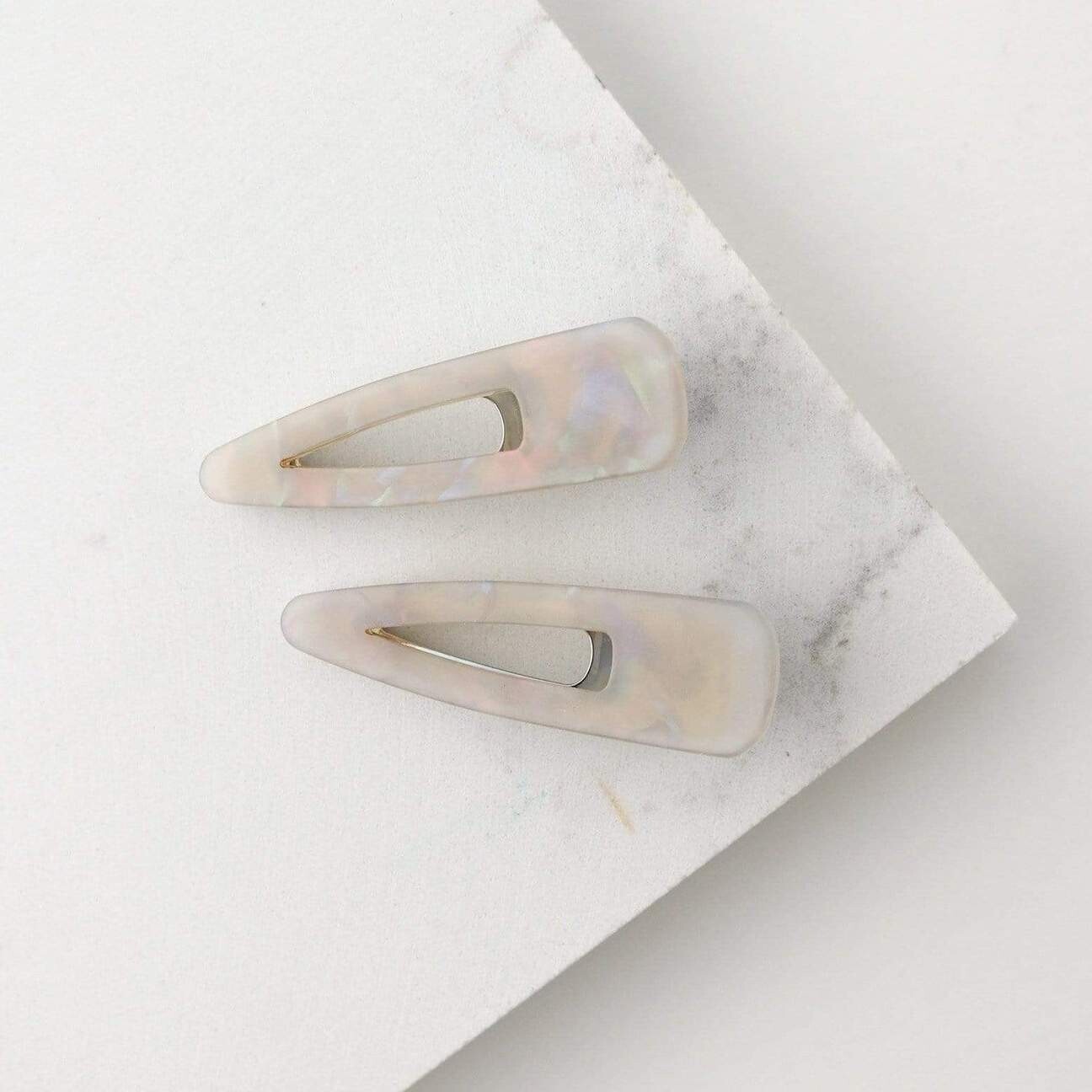 Piper Hair Clip 2 Pack Grey
