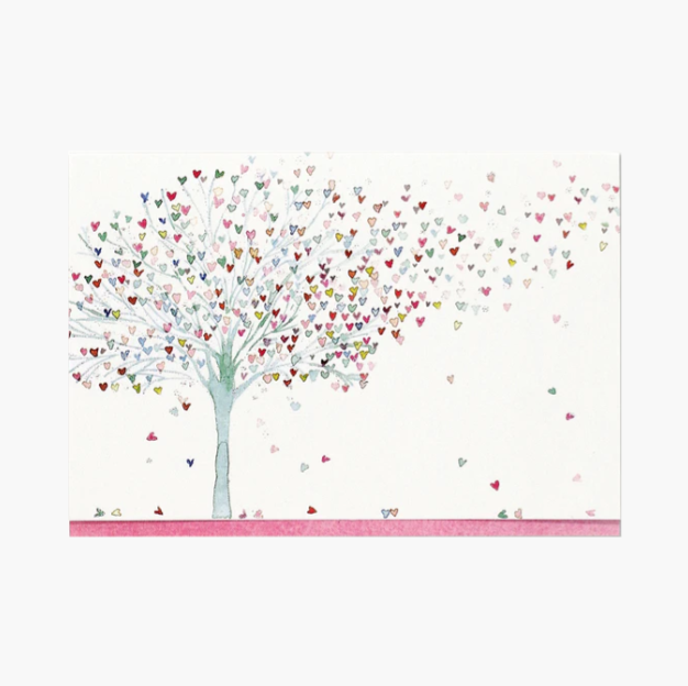 Note Cards Tree of Hearts