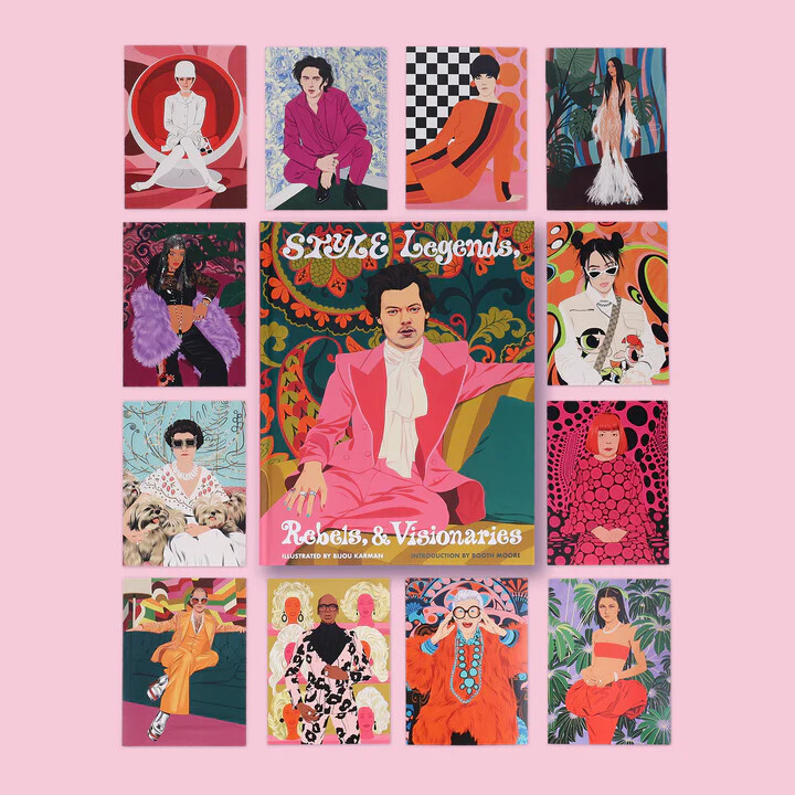 Style Legends, Rebels, and Visionaries Notecards 20 Notecards and Envelopes