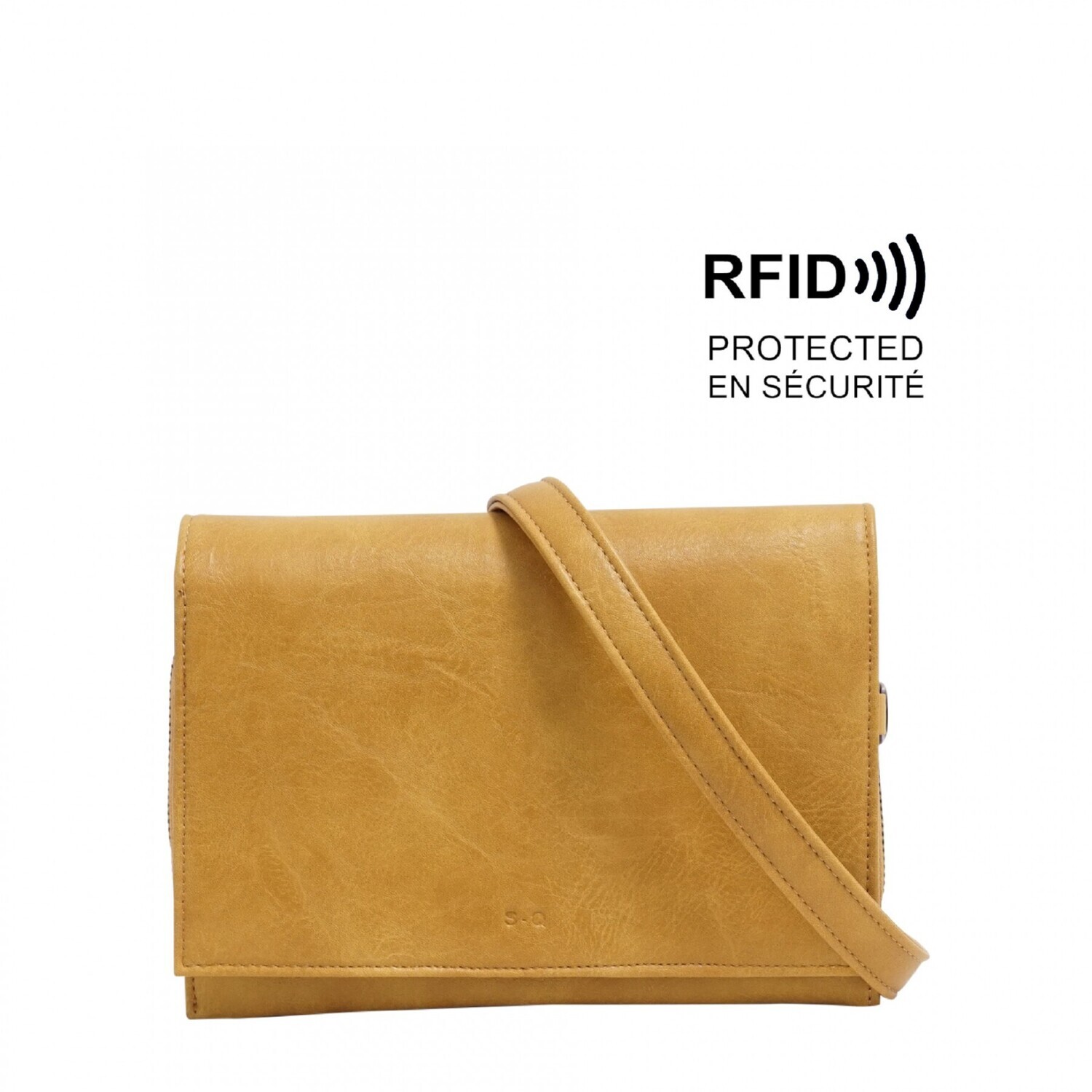 Nita Crossbody Wallet Honey Mustard